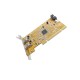 Carte Adaptateur PCI 2x Firewire IEEE 1394 HP 515182-001 354614-008 Low Profile