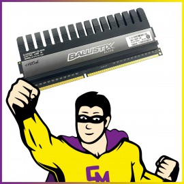 4Go RAM DDR3 Crucial Ballistix Elite BLE4G3D1608DE1TX0.16FMD 1600Mhz DIMM 1.5V