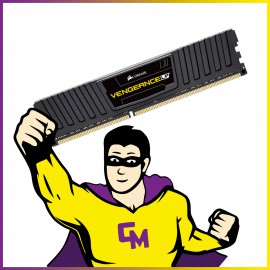 4Go RAM DDR3 Corsair Vengeance LP CML16GX3M4A1600C9 PC3-12800 1600Mhz DIMM 1.5V