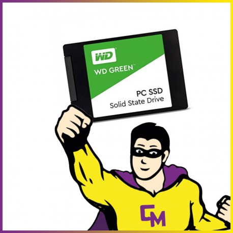 SSD 120Go 2.5" Western Digital WD Green WDS120G2G0A-00JH30 SATA III 6 Go/s