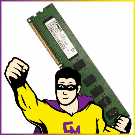 4GB RAM Serveur Elpida EBJ41EF8BCFA-DJ-F PC3-10600E 1333 Mhz DIMM CL9 ECC