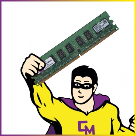 2Go RAM DDR2 Kingston KTH-XW4300E/2G PC2-5300 667 Mhz DIMM CL5 1.8V