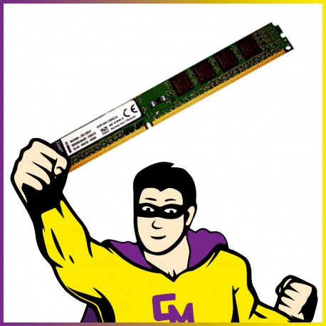 4Go RAM DDR3 Kingston KVR16N11S8K2/8 PC3-12800 1600Mhz DIMM CL11 1.5V Low Profil