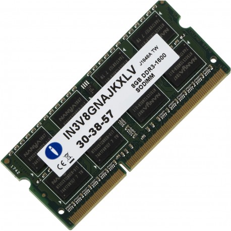 8Go RAM DDR3 Integral IN3V8GNAJKXLV PC3-12800 1600Mhz SODIMM CL11 1.35V PC