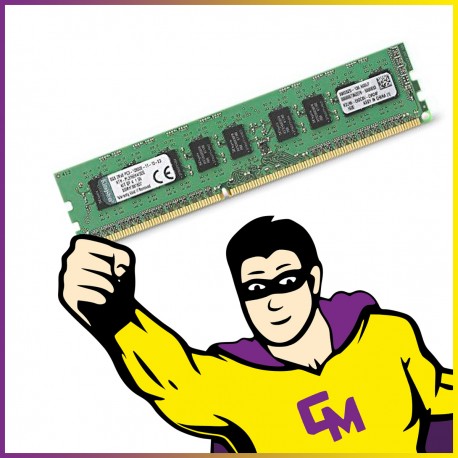 8Go RAM DDR3 Kingston KTH-PL316EK4/32G PC3-12800E-1600Mhz DIMM 1.5V PC