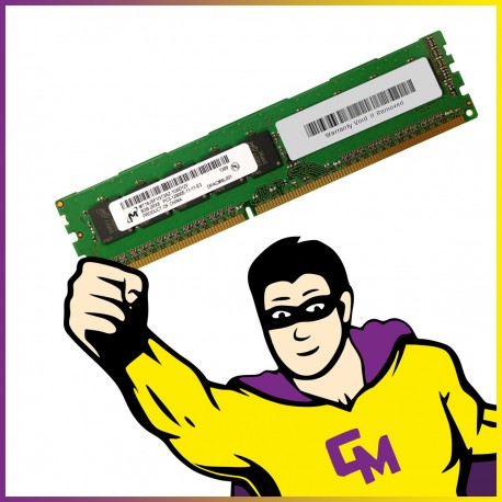 8GB RAM Serveur Micron MT18JSF1G72AZ-1G6D1ZF PC3-12800E 1600 Mhz DIMM CL11 ECC