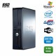 PC DELL Optiplex 760 DT Intel E5200 2,5Ghz 4Go DDR2 240Go SSD WIFI XP Pro