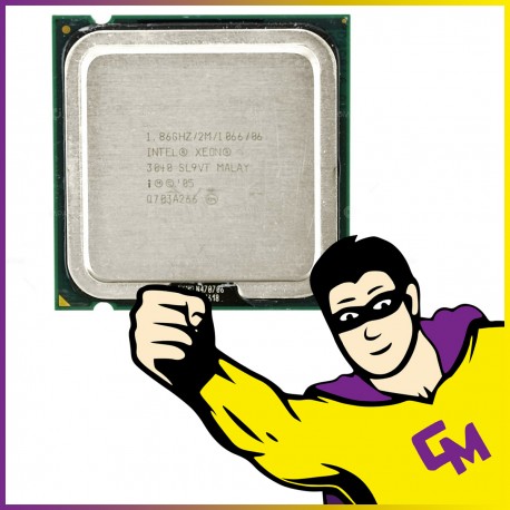 Processeur CPU Intel Xeon 3040 SLAC2 1,86Ghz LGA775 duo Core