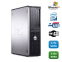 PC DELL Optiplex 760 DT Intel Core 2 Duo E8400 3Ghz 4Go DDR2 2 To WIFI XP Pro