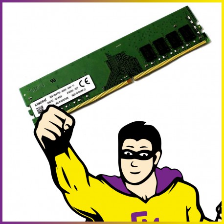 8Go RAM DDR4 Kingston 9995702-007 KY7N41 PC4-21333 DIMM 2666Mhz Pc Bureau