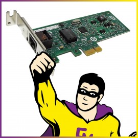 Carte Réseau Intel Gigabit EXPI9301CTBLK CPU-E98152 CPU-E25869 PCI-e Low Profile
