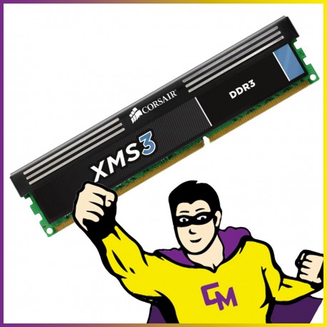 8Go RAM DDR3 Corsair CMX32GX3M4A1600C11 PC3-12800 1600Mhz DIMM CL11 1.5V PC