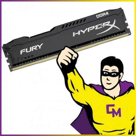 4Go RAM DDR4 HyperX HX426C15FBK2/8 PC4-21300 2666Mhz DIMM CL15 1.2V PC