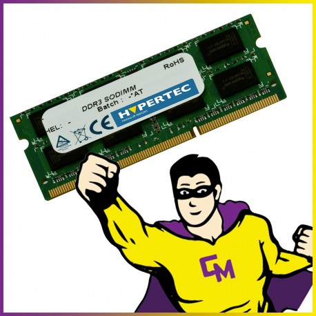 8Go RAM DDR3 Hypertech B4U40AA-HY PC3-12800 1600Mhz SODIMM 1.35V PC