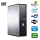 PC DELL Optiplex 760 DT Intel E5200 2,5Ghz 1Go DDR2 240Go SSD WIFI XP Pro