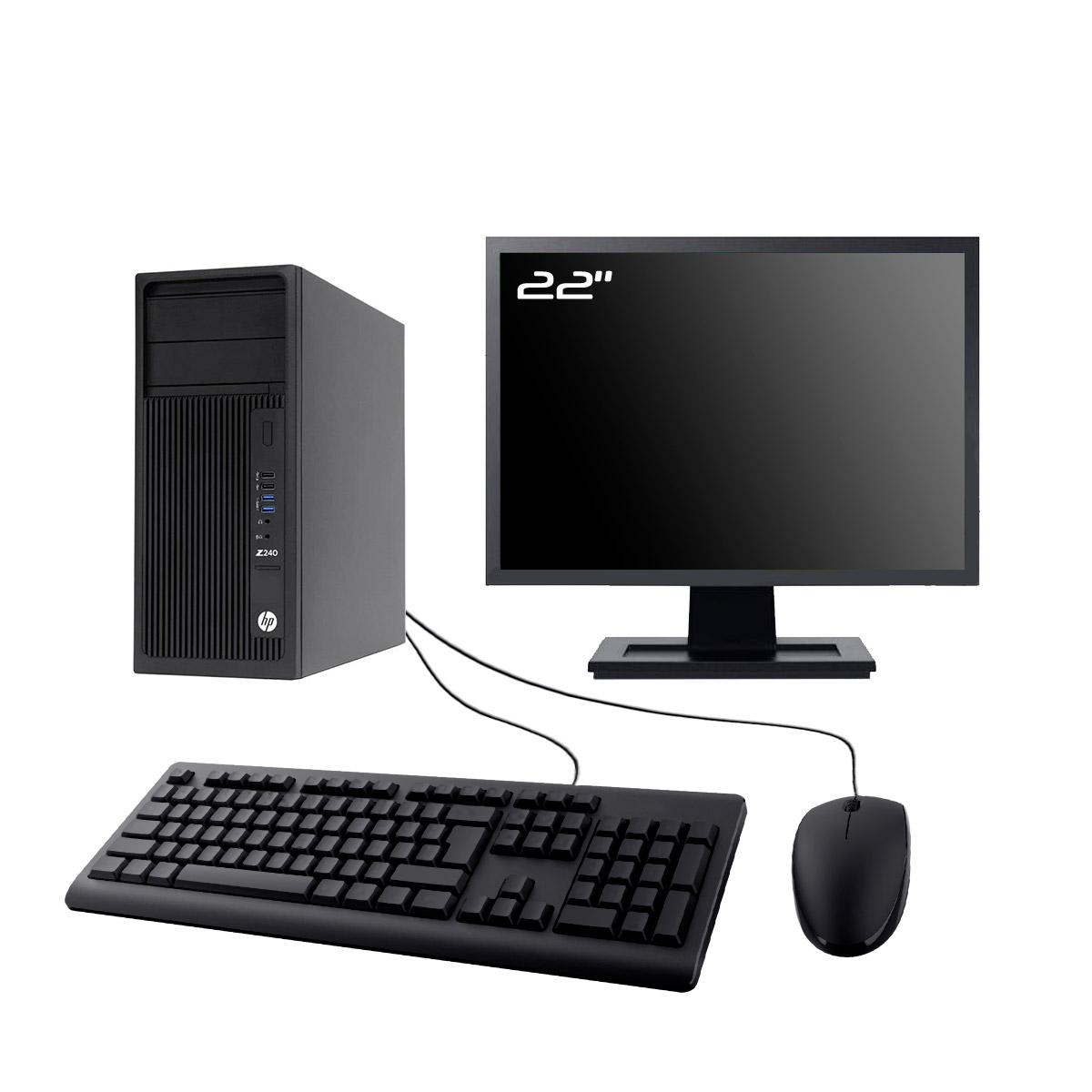 PC HP WorkStation Z240 SFF Intel G4400 RAM 64Go Disque Dur 2To Windows 10 Wifi