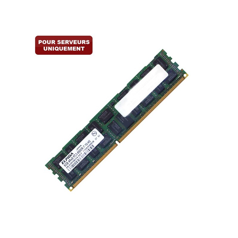 Ram Barrette Mémoire ELPIDA 8Go DDR3 PC3-8500R Registered EBJ82RF8BCFA-AE-F  - MonsieurCyberMan