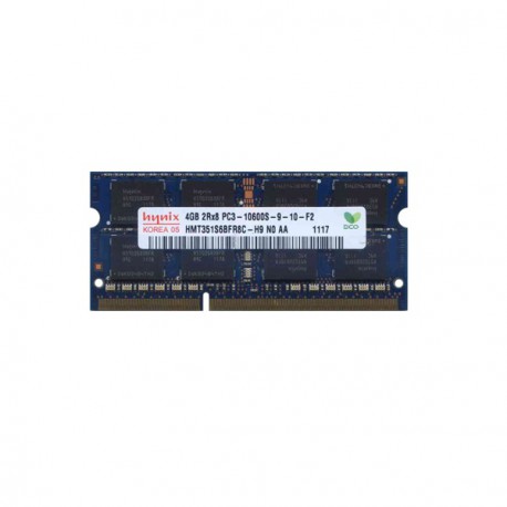 Barrette Mémoire RAM Sodimm 4Go DDR3 PC3-10600S Hynix HMT351S6BFR8C-H9 N0 CL9