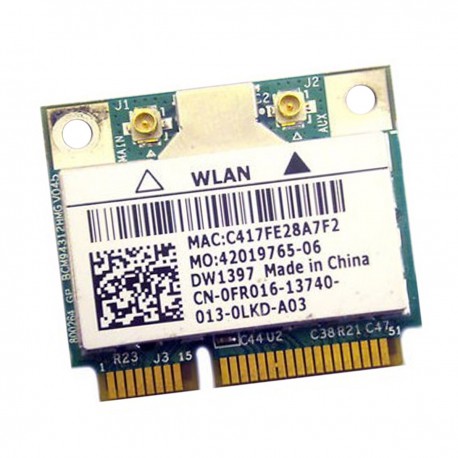 Mini-Carte Wifi Dell DW1397 BCM94312HMG 0FR016 FR016 PCIe 802.11bgn WLAN
