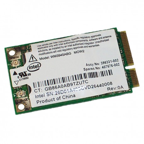 Mini-Carte Wifi HP ANATEL WM3945ABG 407576-002 0151-06-2198 PCI-e 802.11abg WLAN