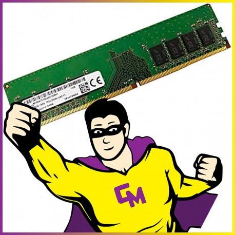 8Go RAM DDR4 Micron MTA8ATF1G64AZ-2G6H1 PC4-21333 2666 Mhz DIMM CL19 1.2v PC