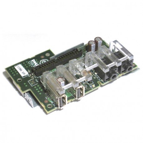 Carte Connectiques Facade Front Panel USB Audio LED 0P8476 R6187 DELL Optiplex Gx520/620DT