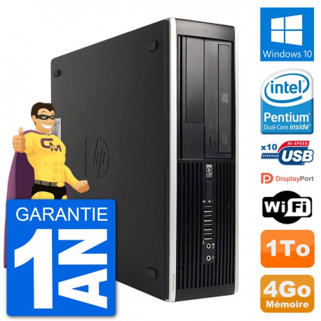 PC HP 8300 Elite SFF Intel G630 RAM 4Go Disque Dur 1To Windows 10 Wifi