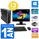PC HP 8300 SFF Ecran 27" Intel i3-3220 RAM 4Go Disque 250Go Windows 10 Wifi