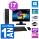 PC HP 8300 SFF Ecran 22" Intel i7-3770 RAM 8Go Disque 250Go Windows 10 Wifi