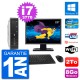 PC HP 8300 SFF Ecran 22" Intel i7-3770 RAM 8Go Disque Dur 2To Windows 10 Wifi
