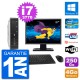 PC HP 8300 SFF Ecran 27" Intel i7-3770 RAM 4Go Disque 250Go Windows 10 Wifi