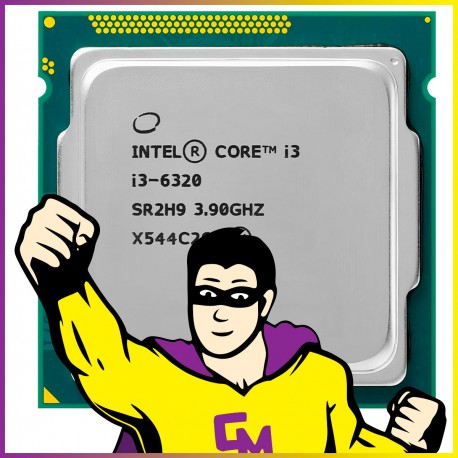 Processeur CPU Intel Core I3-6320 SR2H9 3.90 GHz FCLGA1151 Quad-Core