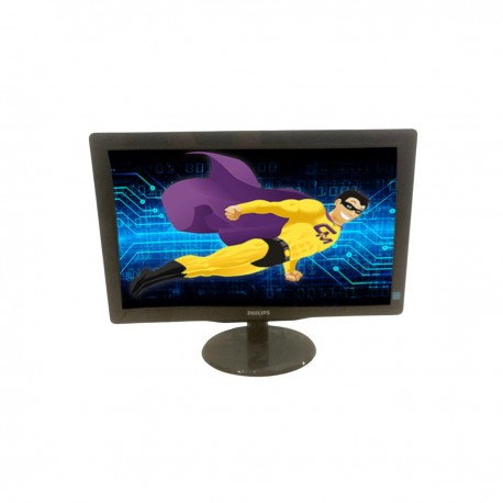 Ecran PC 19.5" PHILLIPS 200V4LAB 1600x900 60Hz TFT 5ms 16:9 VGA DVI JACK