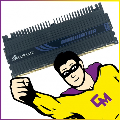 4Go RAM CORSAIR CMP8GX3M2A1600C9 DDR3 PC3-12800 1600Mhz 1.65v CL9 DIMM PC