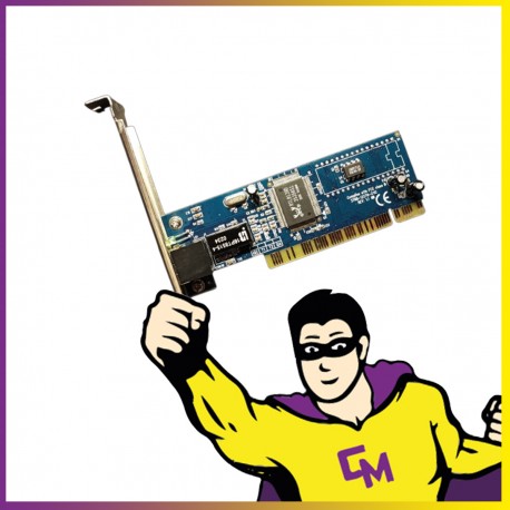 Carte Réseau Peabird Realtek RTL8139D 37PB-12270-212 PCI 32 Bits High Profile