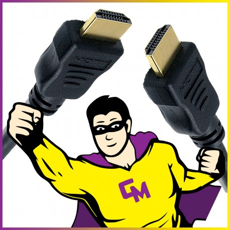 Câble HDMI Mâle 4K UHD 120cm Cordon Video PC MAC Moniteur Ecran TV Console NEUF