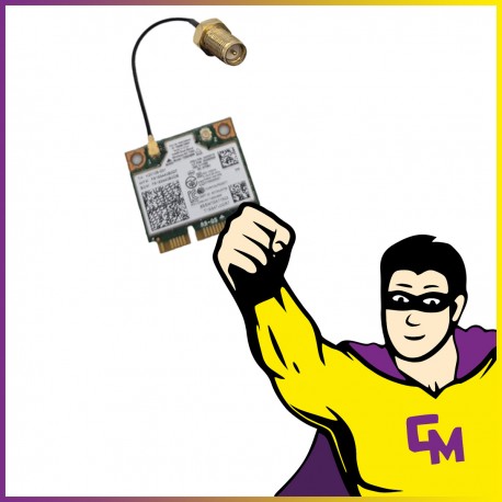 Mini-Carte Wifi sans fil Intel Lenovo + câble antenne 7260HMW Bluetooth 4.0