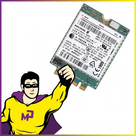 Carte Modem 3G mobile Ericsson N5321 04W3842 Type WWAN
