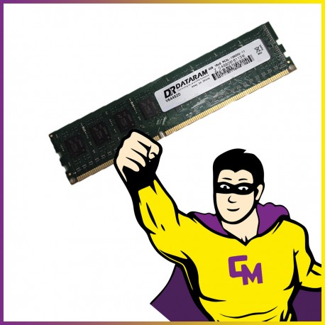 4GB RAM DDR3 DATARAM V64452D PC3-12800 1600 Mhz DIMM CL11 1.35V 1Rx8 PC
