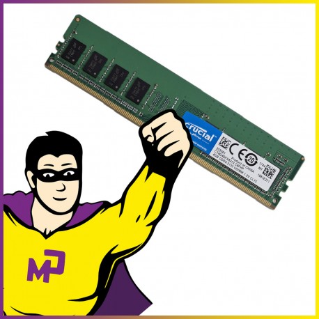 4GB RAM DDR4 Crucial CT4G4DFS8213 PC4-17000 2133 Mhz DIMM CL15 1.2V 1Rx8 PC