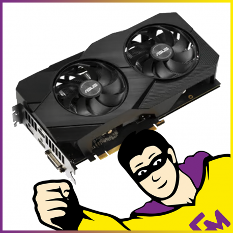 Carte Graphique ASUS NVIDIA 2060 12Go GDDR6 PCIe DP-HDMI-DVI VR Ready Gaming