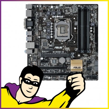 Carte Mère ASUS B150M-C LGA111 MicroATX DDR4 HDMI VGA DVI DP