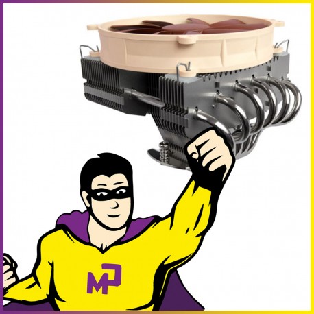 Dissipateur PC Noctua NH-C12P SE14 Top Flow Ventirad Radiateur Secufirm2