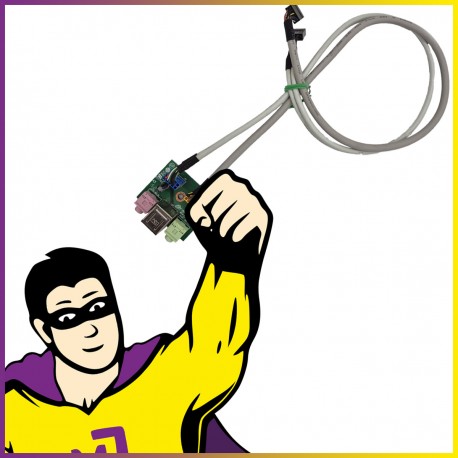 Front Panel Audio & USB InWin 3RAM63013900 rev 1.0 2x USB 2x Jack