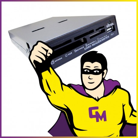 Lecteur Carte Mémoire Ultron UCR 75-in-1 CF/MD CF/MD SD(HC)MMC USB 2.0