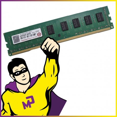 2GB RAM DDR3 Transcend 646568-4005 PC3-8500 1066 Mhz DIMM CL7 1.5V 2Rx8 PC