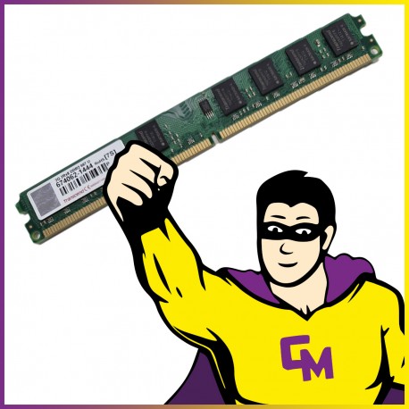 2GB RAM DDR2 Transcend 674062-1444 PC2-5300 667 Mhz DIMM CL5 1.8V 2Rx8 PC