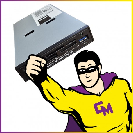 Lecteur Carte Mémoire Ultron UCR3 75in1 CF/MD CF/MD SD(HC)MMC USB 2.0