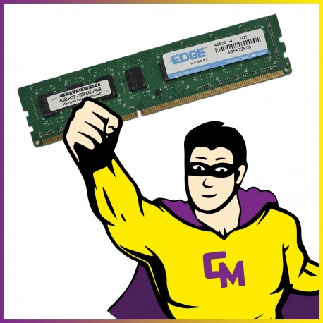 4GB RAM DDR3 Edge Memory 4GN622R08 PC3-12800 1600 Mhz DIMM CL11 1.5V PC