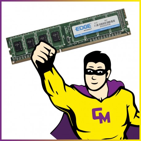 4GB RAM DDR3 Edge Memory 4GN622R08 PC3-12800 1600 Mhz DIMM CL11Simple Face PC